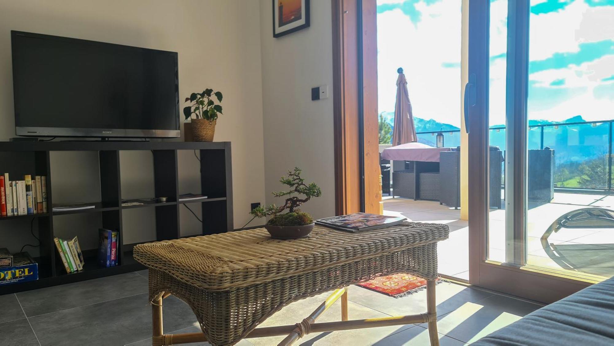 Le Berceau Des Aiguilles - Vue Montagne, Terrasse - Aravistour Apartment Сен-Жан-де-Сикст Екстериор снимка
