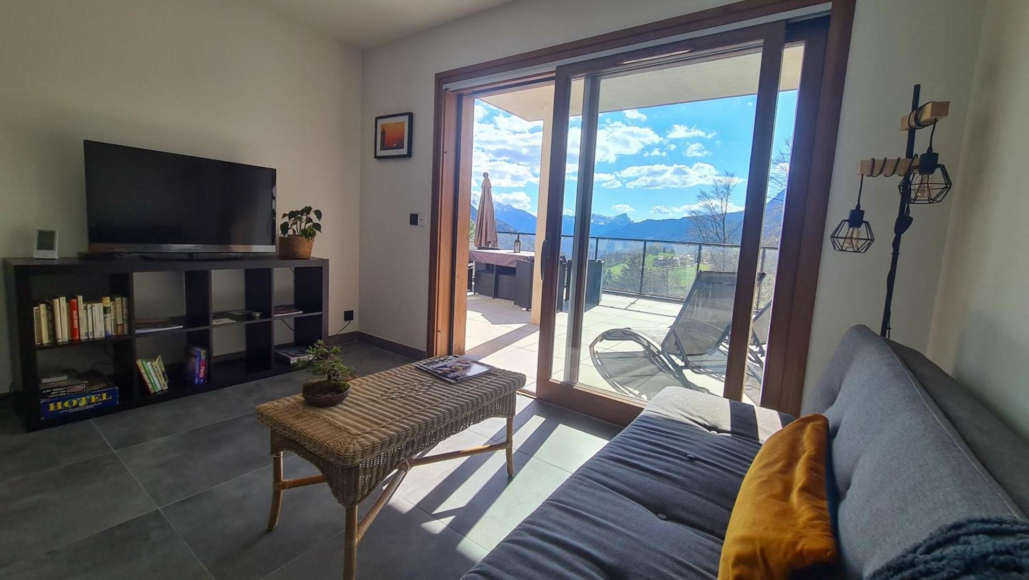 Le Berceau Des Aiguilles - Vue Montagne, Terrasse - Aravistour Apartment Сен-Жан-де-Сикст Екстериор снимка
